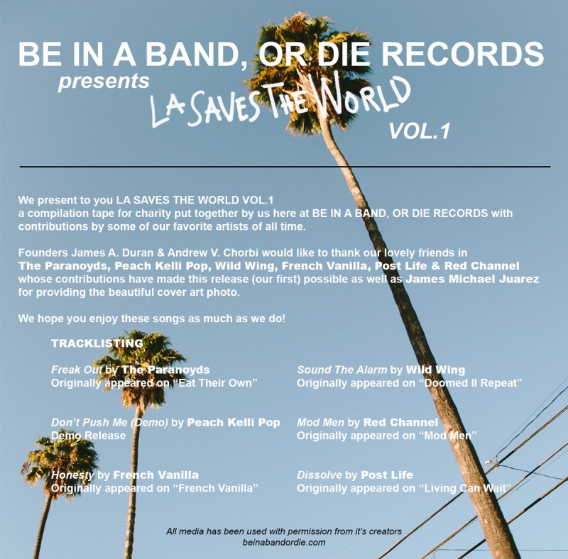 Be In A Band, Or Die Records -La Saves The World Vol.1