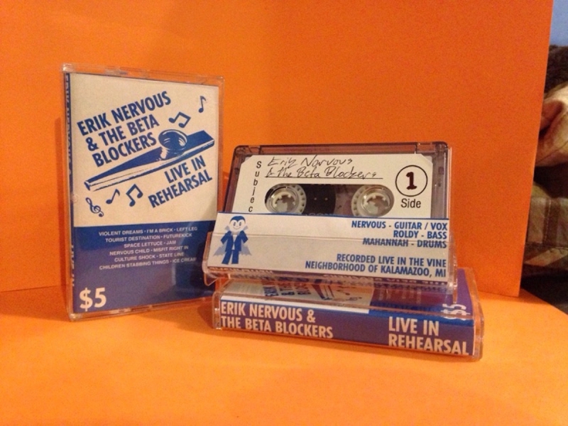 Erik Nervous & The Beta Blockers -Live In Rehearsal (Tour Tape '18)